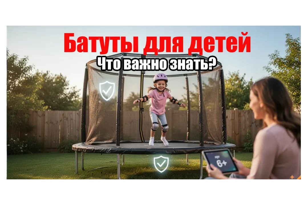 Батут для ребенка - это важно знать?