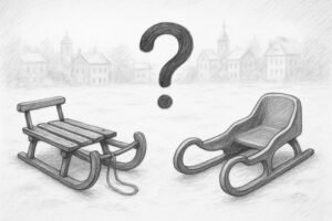 Выбор санок для ребенка - важная часть!