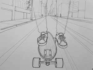 Серфскейт для имитации серфинга на асфальте