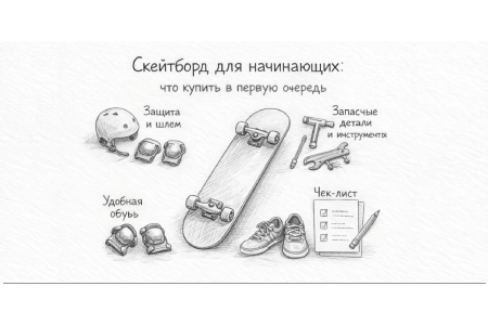 Скейтборд для начинающих - что сначала?